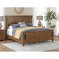 Ashley Rowlenstown King Panel Bed with Two Nightstands in Brown, , large
