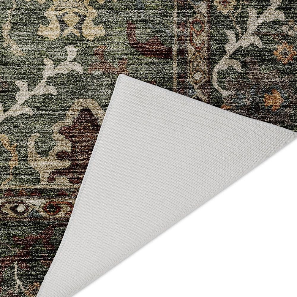 Dalyn Rug Company Silk Road Basil, Chocolate, Ivory, Gold, Copper, Blue and Mocha 8&#39; x 10&#39; Area Rug, , large