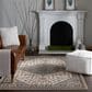 Central Oriental Heirloom Elowen Sky Blue and Champagne 5"3" x 7"7" Area Rug, , large