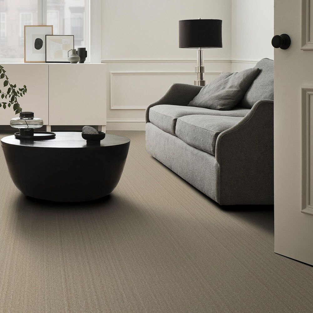 Shaw Serene Stria Carpet in Dried Wheat, , large