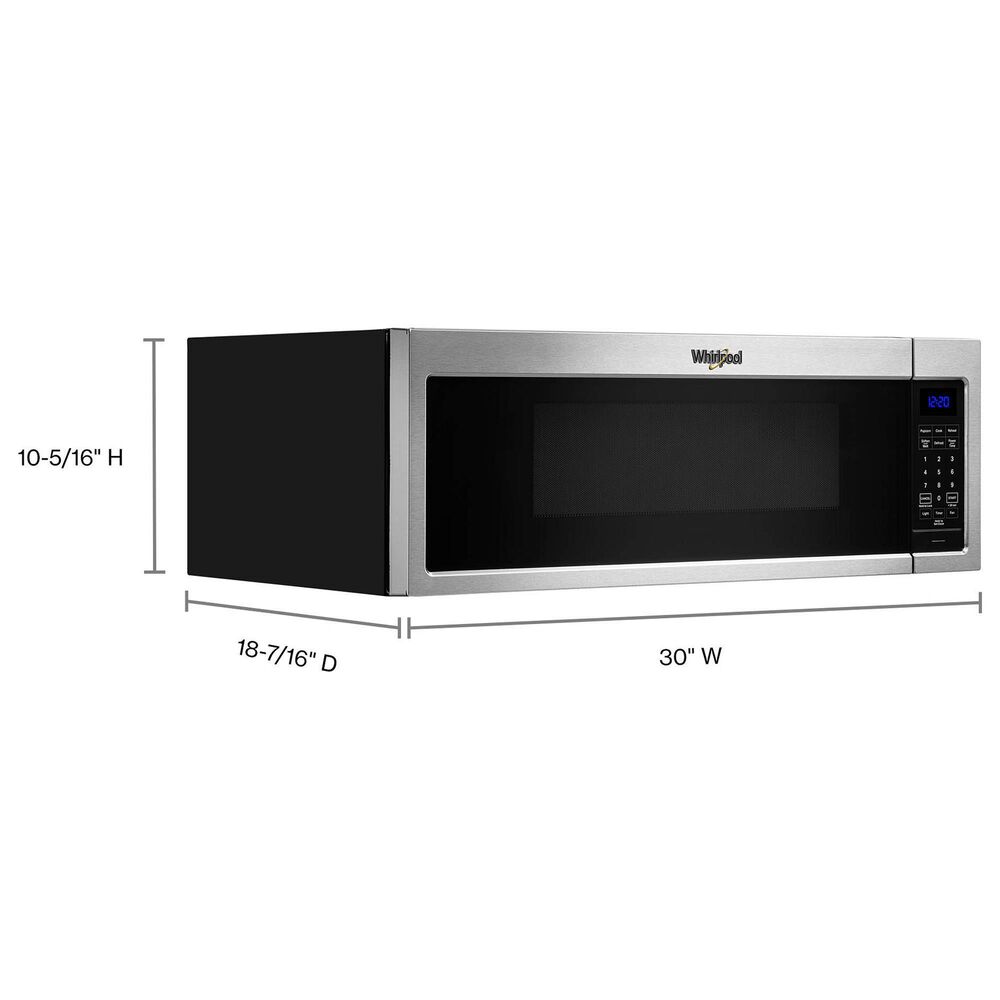 Whirlpool 1.1 Cu. Ft. OvertheRange Low Profile Microwave Hood