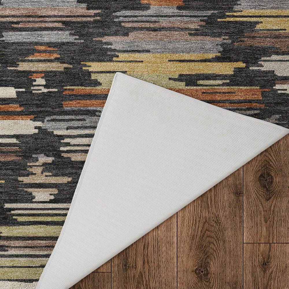Dalyn Rug Company Kenner KN2 Black 5' x 7'6" Area Rug, , large