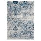 Nourison Damask DAS06 IVNAV 8" x 10" Ivory/Navy Area Rug, , large