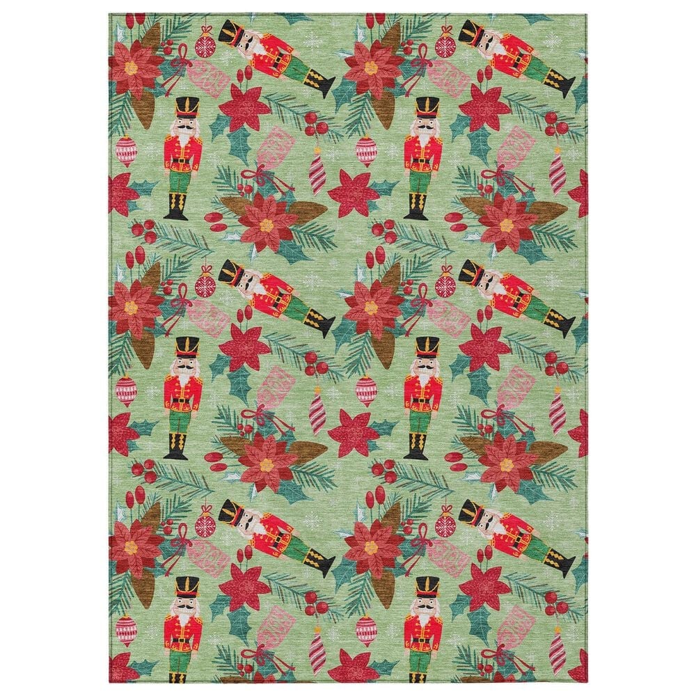 Dalyn Rug Company Wonderland WN30 3" x 5" Aloe Indoor/Outdoor Area Rug, , large