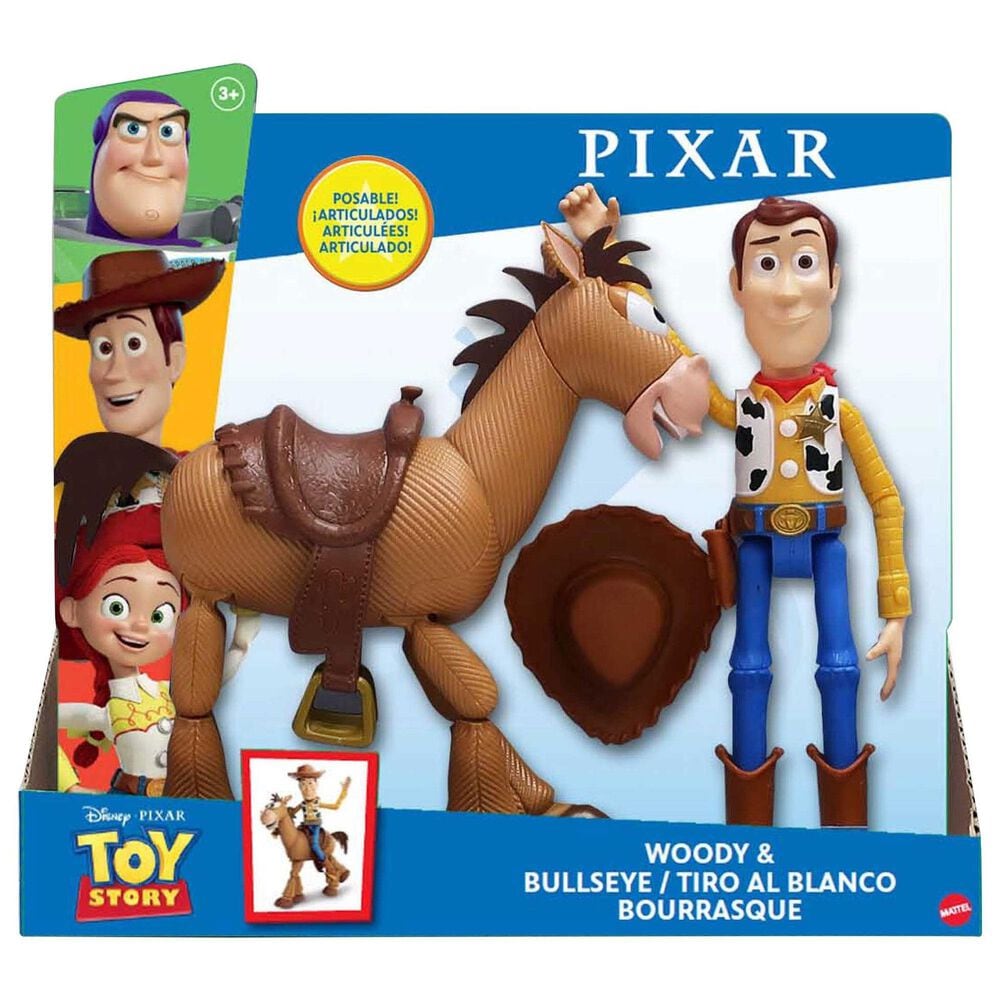 Disney Disney Pixar Toy Story 4 Woody and Bullseye Adventure Pack in Multicolor, , large