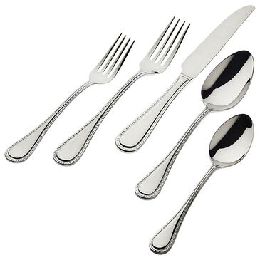 Godinger Silver Bead Mirrored 20-Piece Flatware Set in Stainless Steel, , large