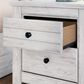 Ashley Makidern 2 Drawer Nightstand in Whitewash, , large