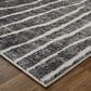 Feizy Kano 2"7" x 8" Black, Gray and Ivory Runner, , large