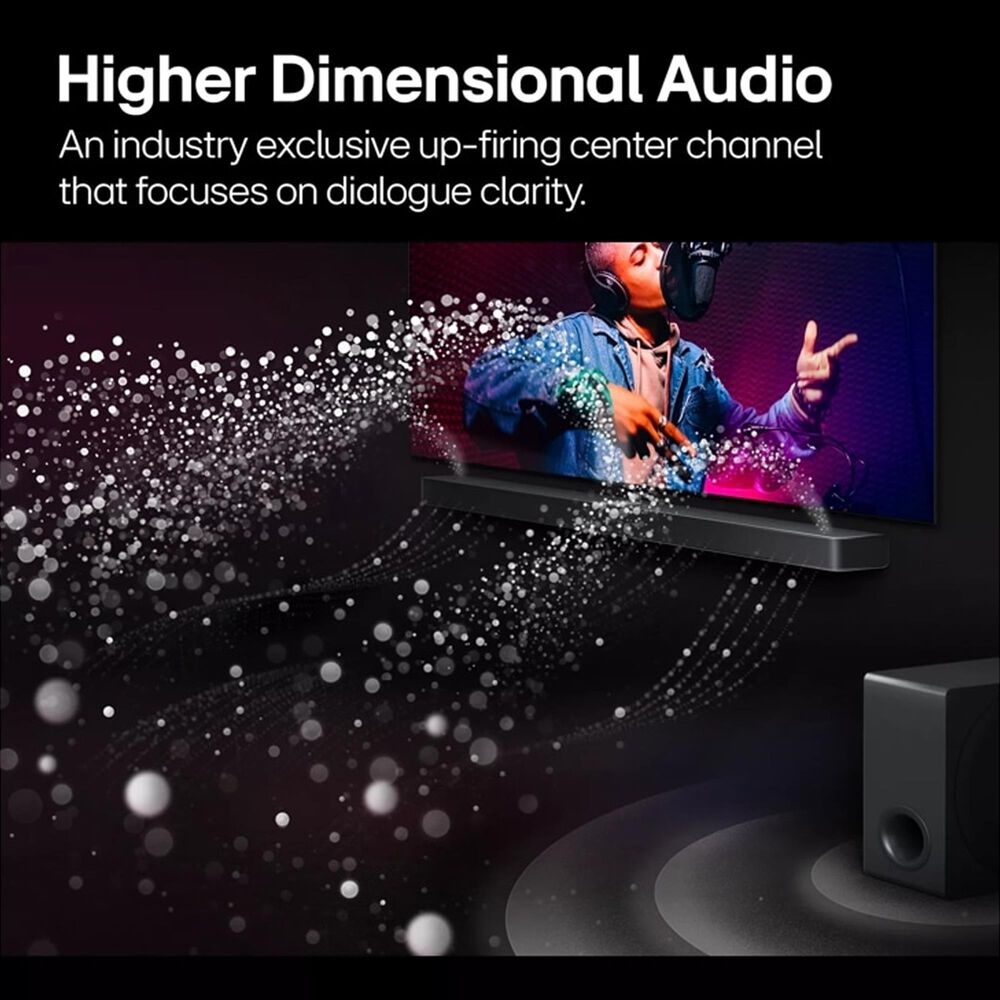 LG S80TR Home Theater Soundbar 5.1.3 Channel with Rear Speakers and WOW Orchestra, , large