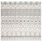 Safavieh Tulum  Traditional 6"7" Square Ivory and Grey Area Rug, , large