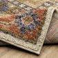 ROW by Oriental Weavers Gemma Rust and Blue 2"3" x 7" Runner, , large