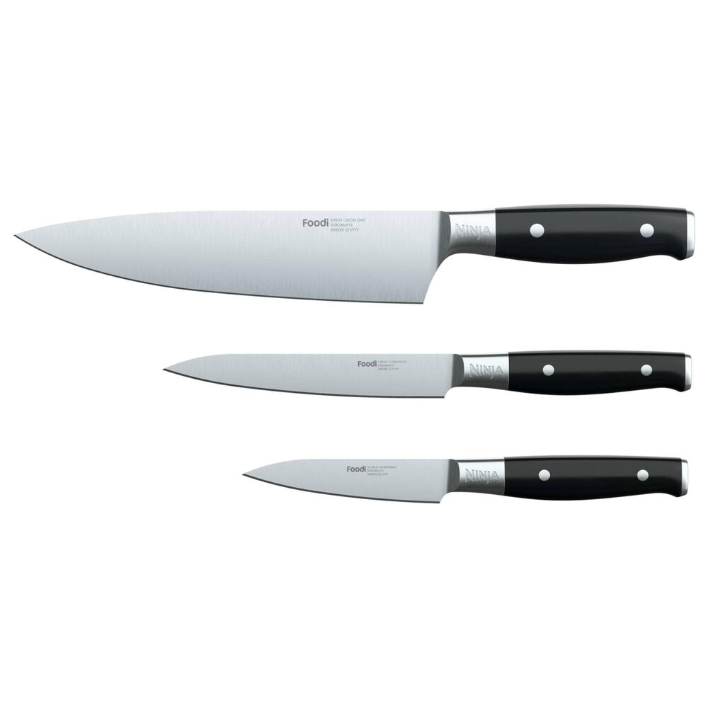 Ninja 3-Piece Knife Set in Black, , large