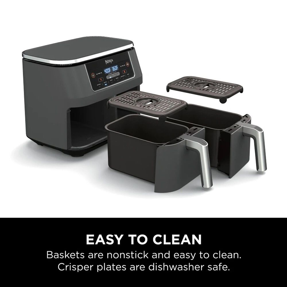 Ninja 8 Quart 2-Basket Air Fryer with DualZone Technology, , large