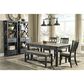 Ashley Tyler Creek 3-Shelf Display Cabinet in Antique Black and Gray, , large