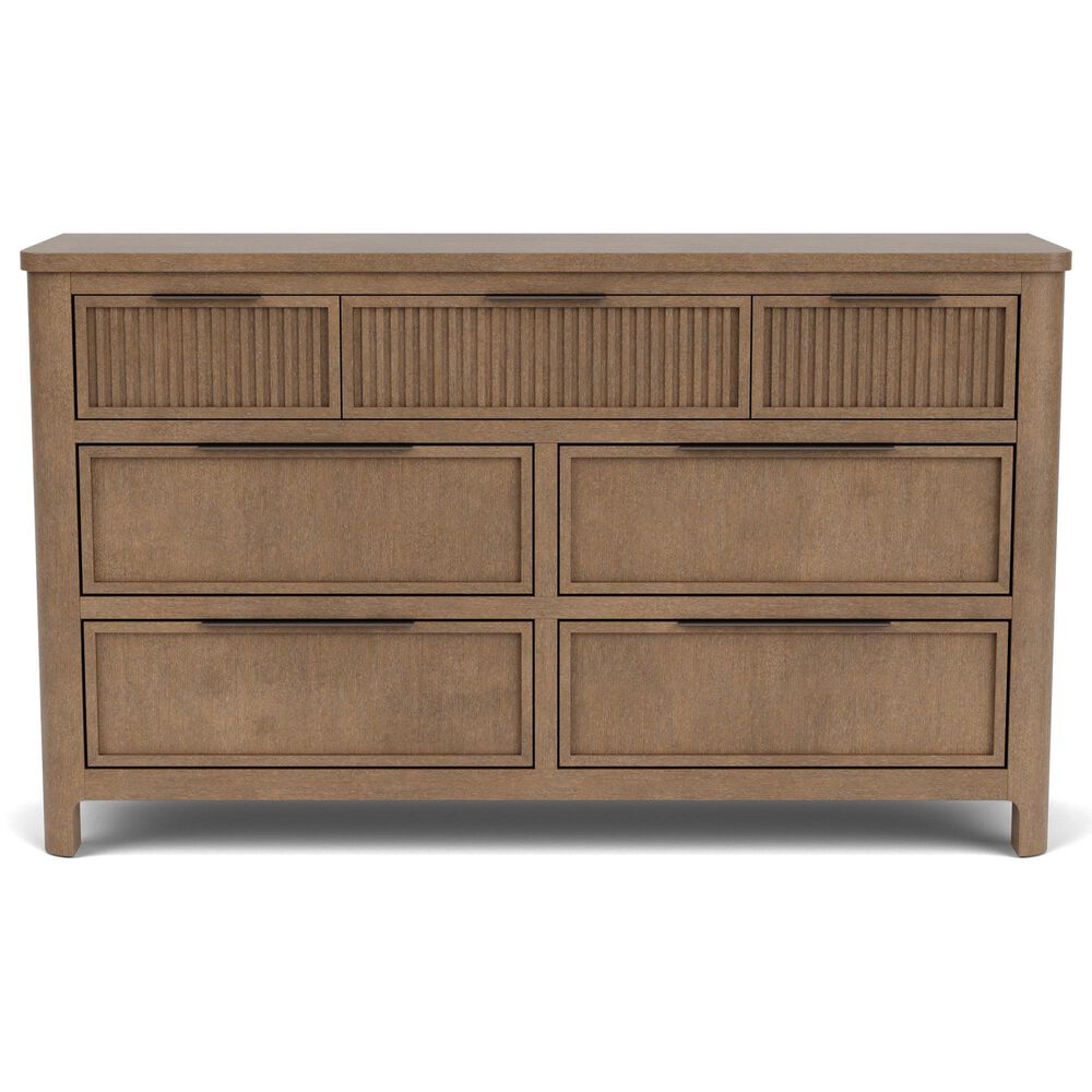 Riverside Furniture Jaxon 7-Drawer Dresser Only in Casual Mink, , large