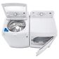 LG 7.3 Cu. Ft. Ultra Large Capacity Gas Dryer with Sensor Dry Technology in White, , large
