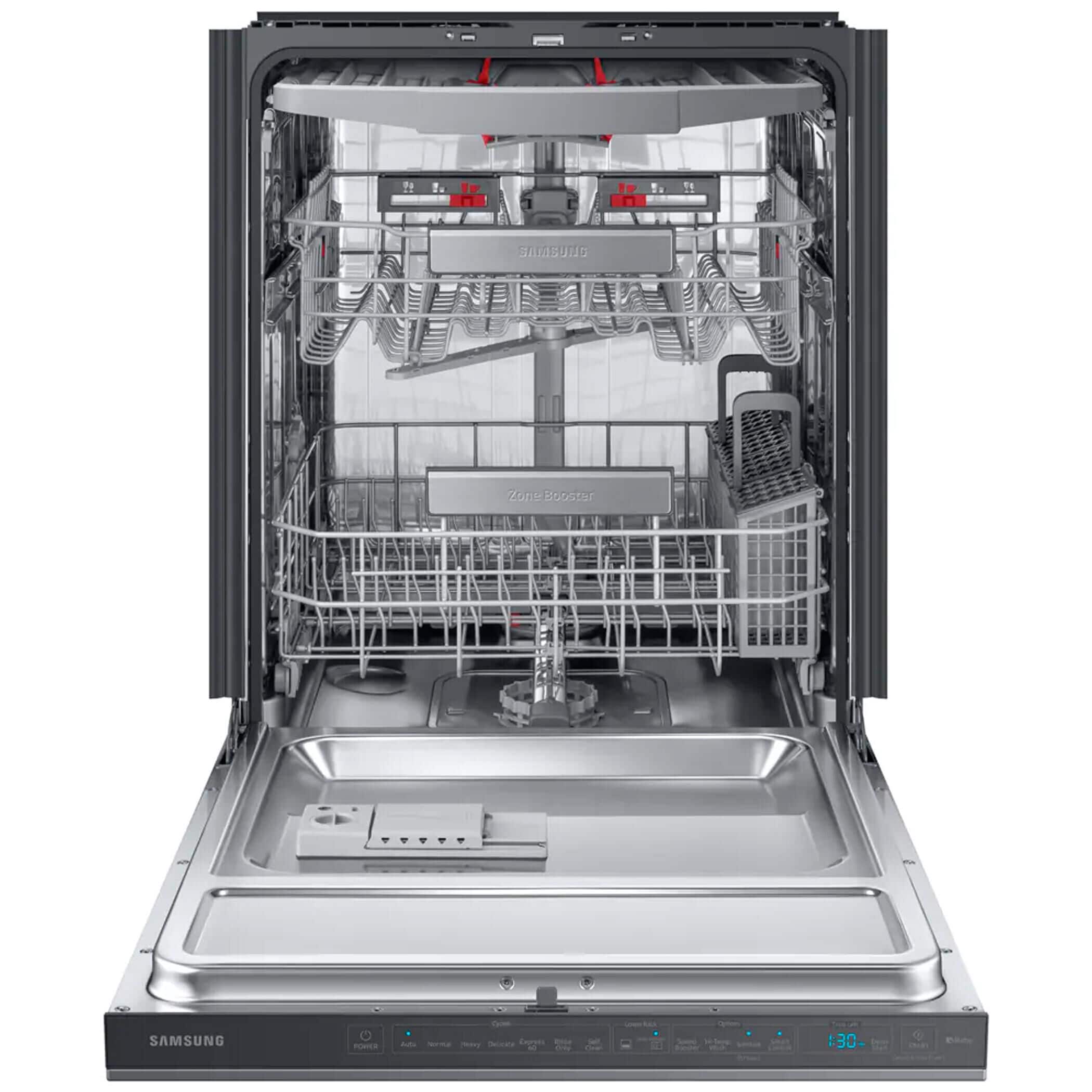 Samsung dishwasher black stainless hot sale