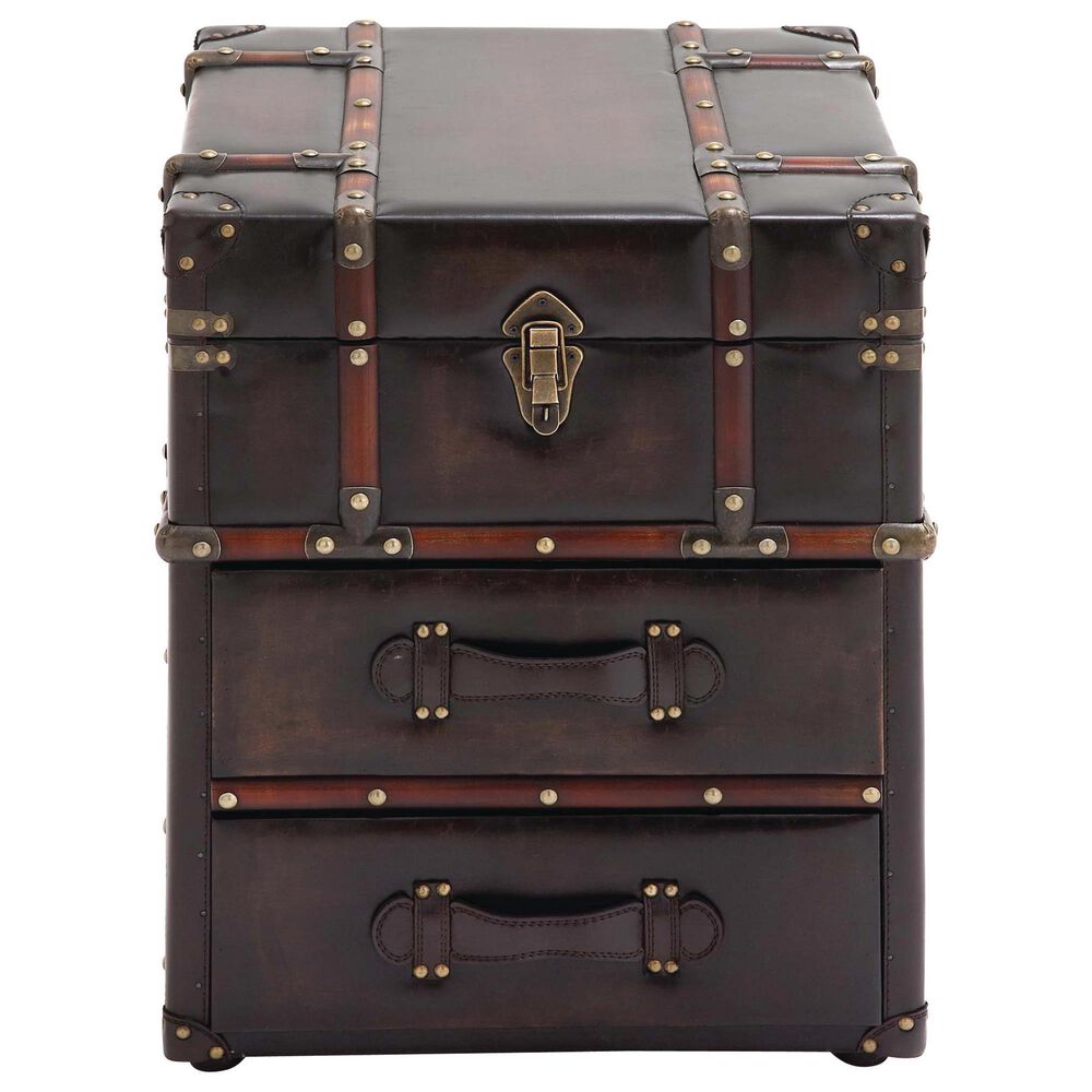 Maple and Jade Traditional Cabinet in Dark Brown, , large