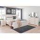 Signature Design by Ashley Stelsie 4 Piece King Bedroom Set in White, , large