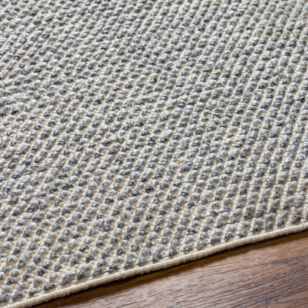Surya Reika Cream, Light Slate and Medium Gray 10&#39; x 14&#39; Indoor/Outdoor Area Rug, , large