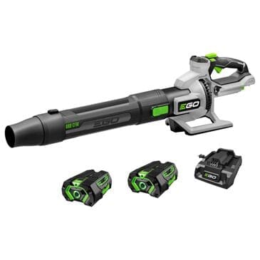 EGO 56V 880 CFM Cordless Brushless Blower with 4.0Ah Batteries and Charger in Gray and Black, , large
