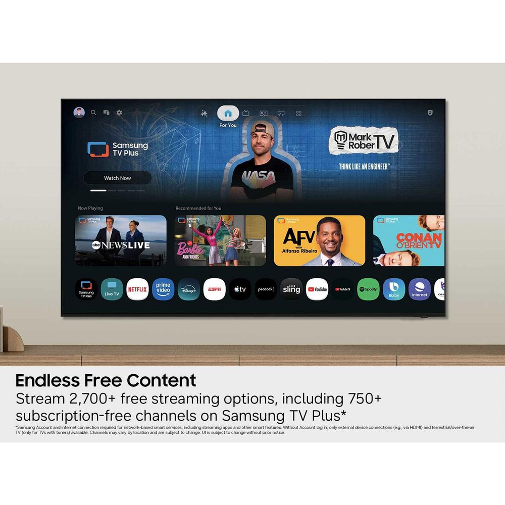 Samsung 55" U8000H Series Crystal UHD 4K Vision AI in Black - Smart Tizen TV (2026), , large