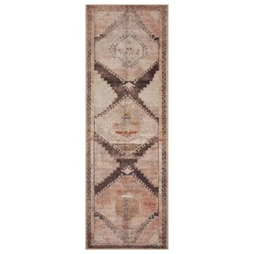 Loloi II Wynter 2" x 5" Graphite and Blush, , large