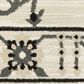 Oriental Weavers Raylan RAY03 3"3" x 5" Ivory Area Rug, , large