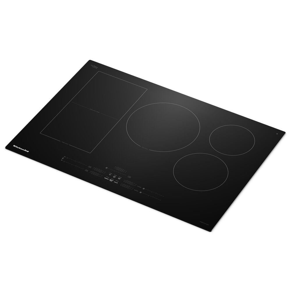 KitchenAid 30&quot; Induction Cooktop with 5 Cooking Zones in Black, , large