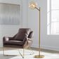 Ashley Abanson Metal Floor Lamp in Gold, , large