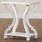 Baxton Studio Cianna End Table in White, , large