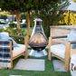 Cuisinart Chimenea Outdoor Propane Fire Pit in Black and Stainless Steel, , large