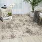 Nourison Gleam MA602 7"10" x 10"6" Ivory and Grey Area Rug, , large