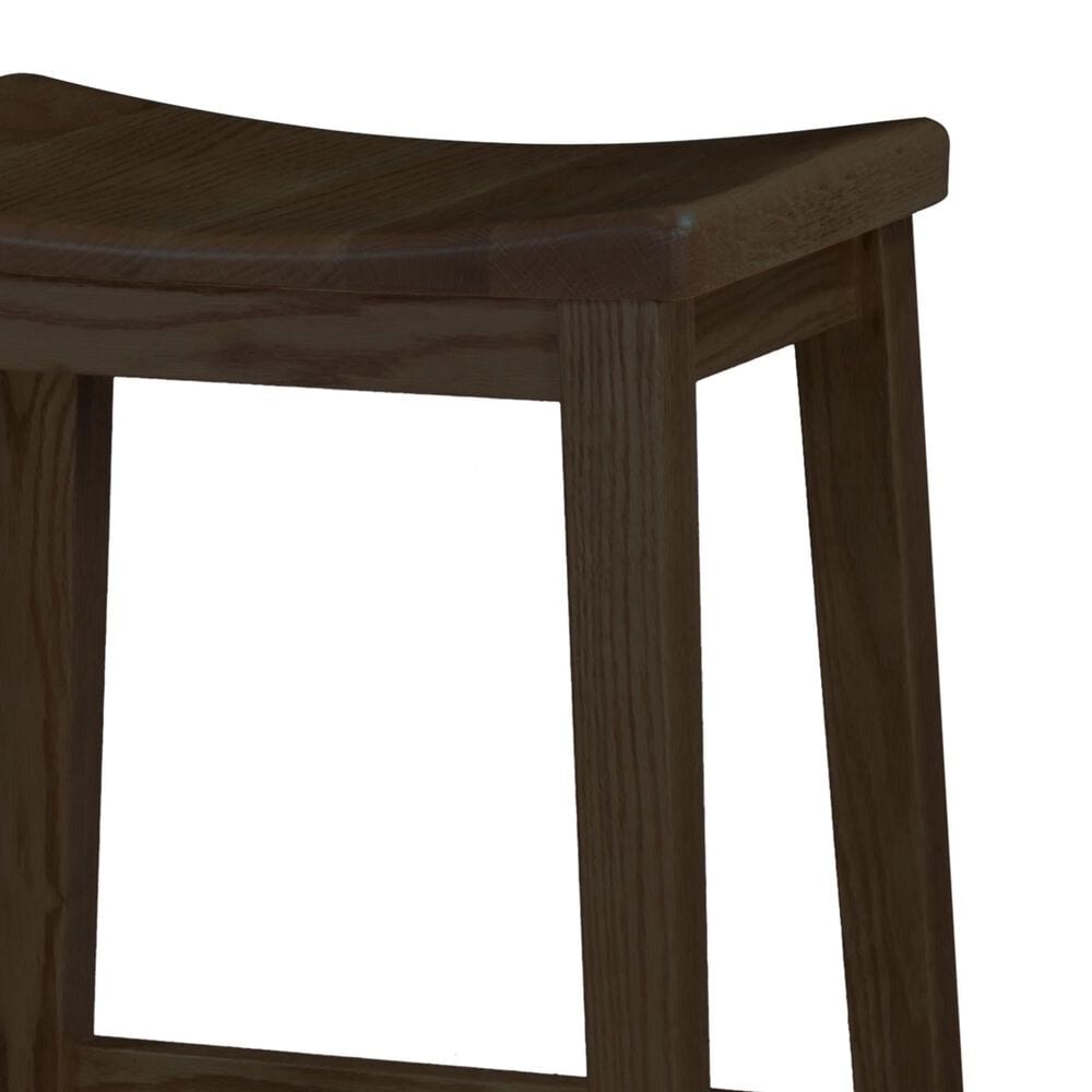 Fleming Furniture Co. Kady Stationary Stool with Wood Seat in Mineral, , large