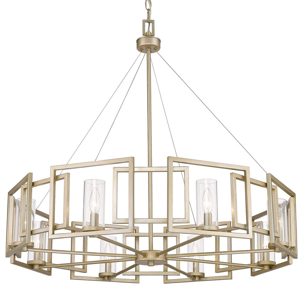 Golden Lighting Marco 8-Light Chandelier in White Gold, , large
