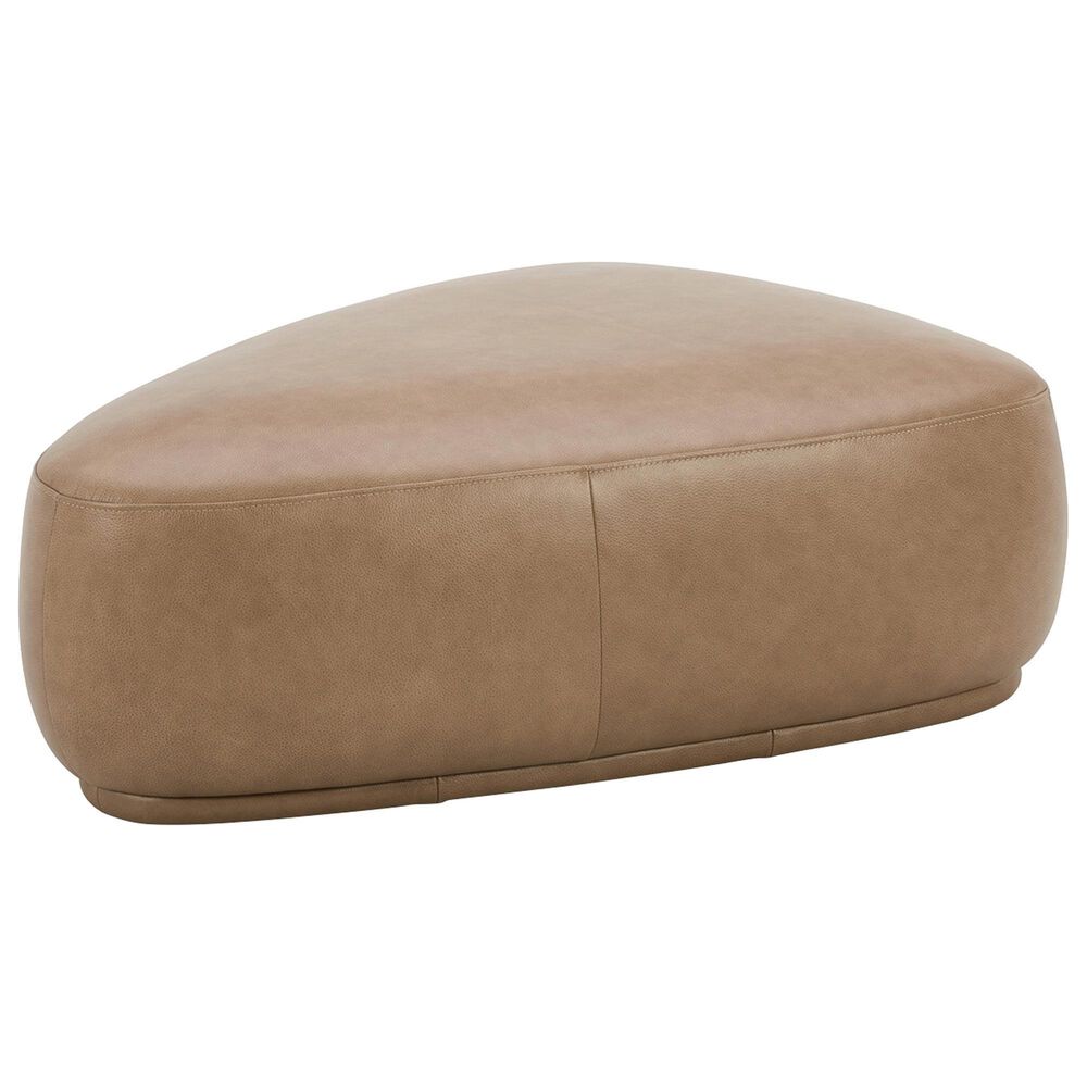 Jennifer Taylor Home Pebble 44" Cocktail Ottoman in Tuscan Tan Brown, , large