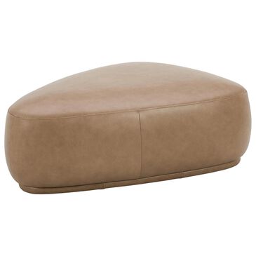 Jennifer Taylor Home Pebble 44" Cocktail Ottoman in Tuscan Tan Brown, , large