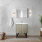 Lexora Home Lancy 30" Single Bathroom Vanity in Rustic Acacia with 2 cm White Cultured Marble Top and Rectangular Sink, , large