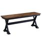 A-America Stone Creek Dining Bench in Chicory and Slate Black , , large