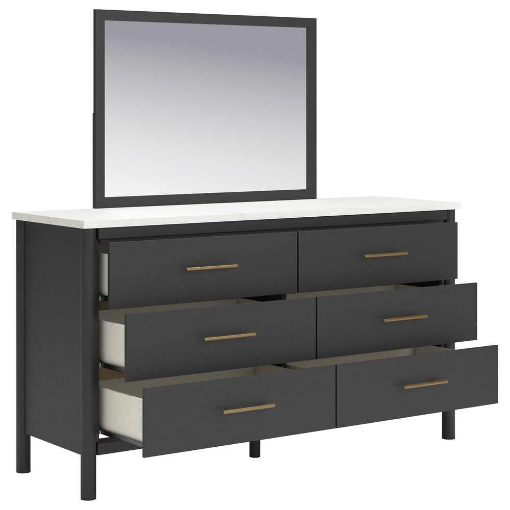 Ashley Cadmori 5-Piece Full Platform Bedroom Set in Black and White, , large