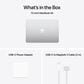 Apple MacBook Air 13.6" Laptop - Apple M4 chip 10-core CPU - 16GB RAM - 8-core GPU - 256GB SSD in Silver with 3-Year AppleCare+, , large