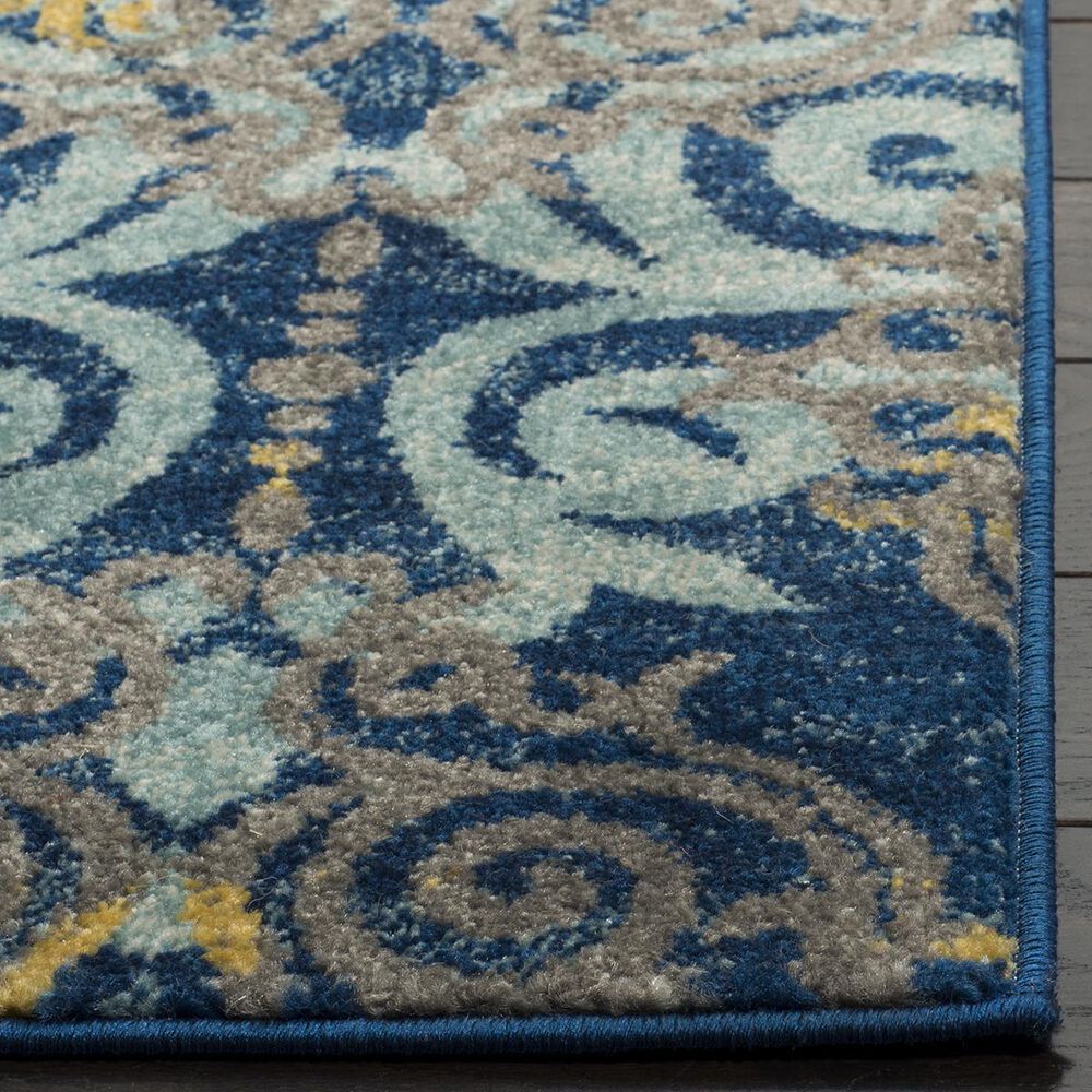 Safavieh Evoke EVK230A-27 2&#39;2&quot; x 7&#39; Royal/Light Blue Runner, , large