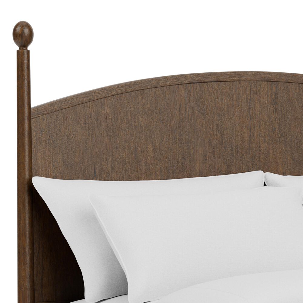 Riverside Furniture Calhoun Queen Panel Bed in Whiskey Oak, , large