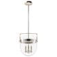 Hunter Karloff 12" 3-Light Pendant in Brushed Nickel, , large