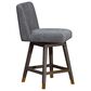 Blue River Basila Swivel Counter Stool in Gray, , large