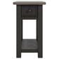 Ashley Tyler Creek End Table in Grayish Brown and Black, , large