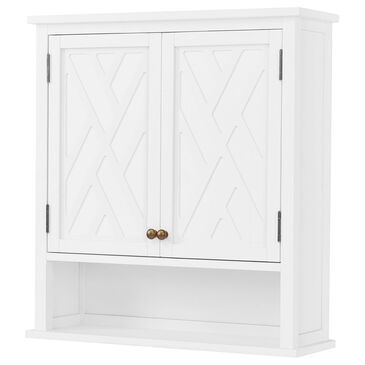 Timberlake Coventry 29" Wall Bathroom Storage Cabinet in White, , large