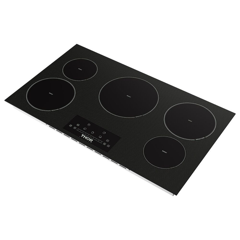 Thor Kitchen 36" 5-Burner Element Induction Cooktop in Black, , large