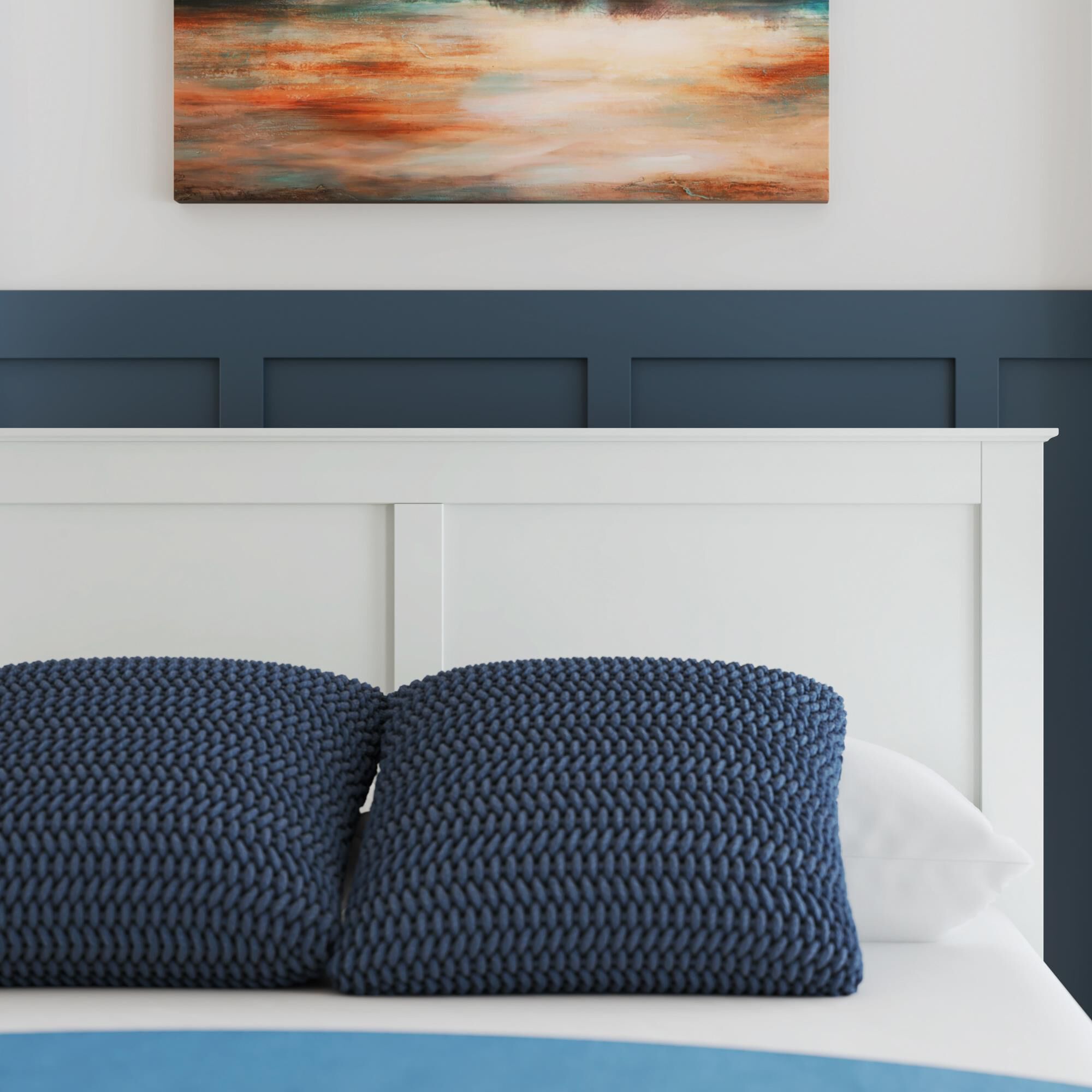 Ashley Bostwick Shoals Queen Panel Bed in White
