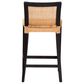 Baxton Studio Lingga Counter Stool in Dark Brown, , large